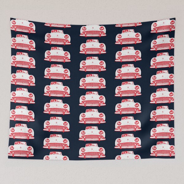 Item preview, Triumph TR3 British classic car monoblock red/white designed and sold by soitwouldseem.