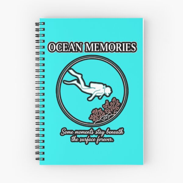 Item preview, Ocean Memories Scuba Diving Minimalist Design designed and sold by weeomano.
