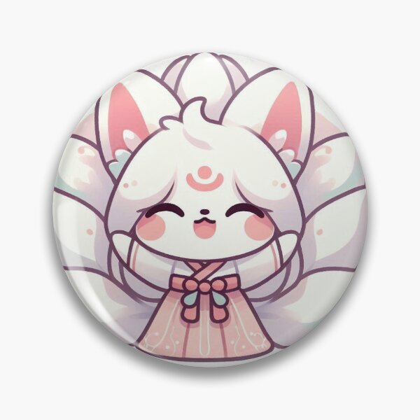 Item preview, Kawaii Gumiho Sticker | Cute Pastel Nine Tailed Fox designed and sold by PastelPawsArt.
