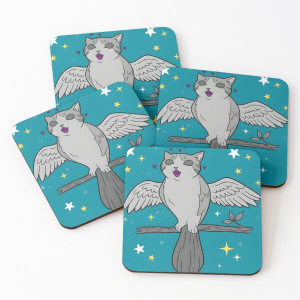 Item preview, Love-Struck Winged Cat designed and sold by NochePlaza.