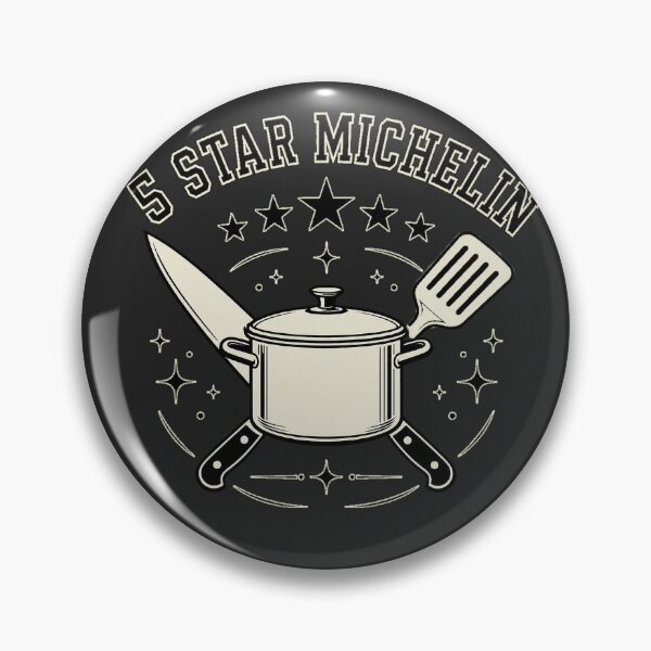 Item preview, 5 Star Michelin Chef Graphic | Stray Kids Inspired Kitchen Typography designed and sold by Meivelle.