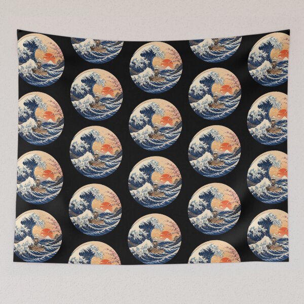 Item preview, Funny Labmaraner Captain Japanese Kanagawa Wave Japan Boat Mom Dad Kids designed and sold by FurryHavenPH.