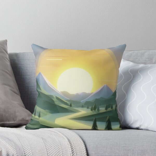 Item preview, Vintage Alps Sunrise | Retro Mountain Adventure Poster designed and sold by Becky-Poppins.