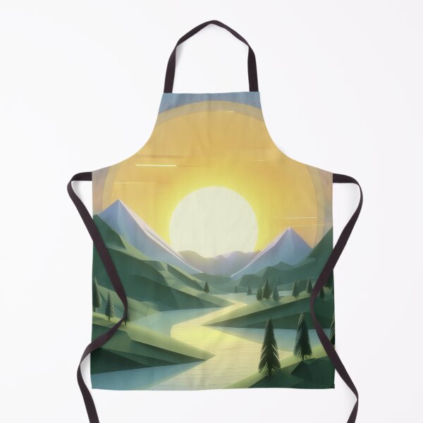 Item preview, Vintage Alps Sunrise | Retro Mountain Adventure Poster designed and sold by Becky-Poppins.