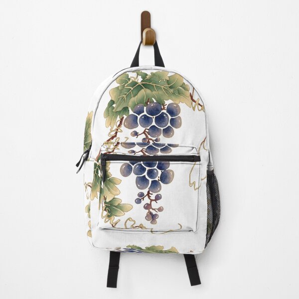 Item preview, Korean Traditional Grape Vine Watercolor Botanical Pattern designed and sold by Yiruda-Art.