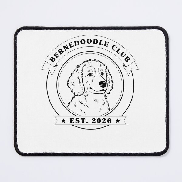 Item preview, bernedoodle club - bernedoodle mom - bernedoodle dad - retro dog shirt - vintage varsity dog designed and sold by JansenGS.