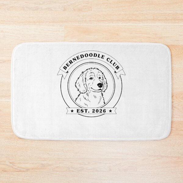 Item preview, bernedoodle club - bernedoodle mom - bernedoodle dad - retro dog shirt - vintage varsity dog designed and sold by JansenGS.