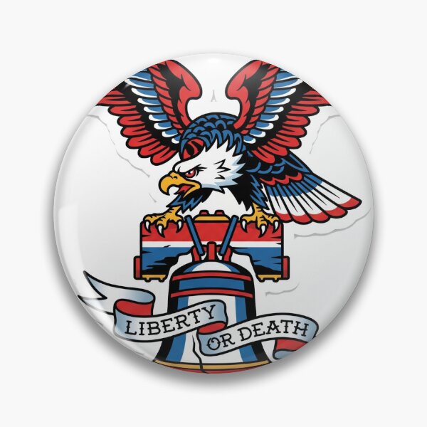Item preview, Traditional Tattoo Eagle and Liberty Bell designed and sold by pohapoha181.