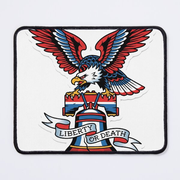 Item preview, Traditional Tattoo Eagle and Liberty Bell designed and sold by pohapoha181.