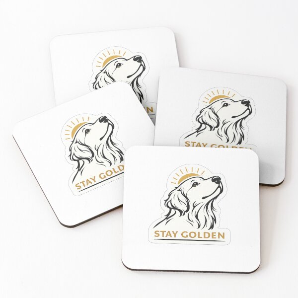 Item preview, Stay Golden Golden Retriever T-Shirt | Minimal Line Art Dog Lover Design designed and sold by Skedart.