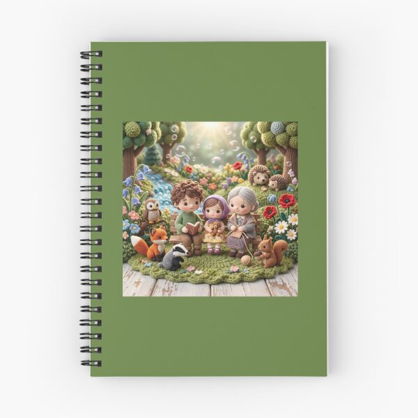 Item preview, ​Magical Crocheted World in the Forest. designed and sold by JoyNest = "The nest of joy".