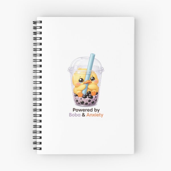 Item preview, Cute Taro Boba Duck Single Sticker - Kawaii Bubble Milk Tea Anxiety Meme Decal designed and sold by SlapHappyArt.