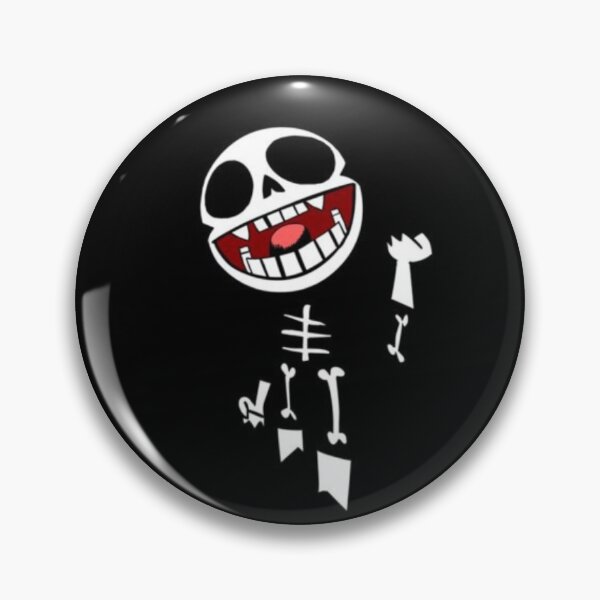 Item preview, Crazy Cartoon Skeleton Illustration - Edgy Spooky Chibi Vector Art designed and sold by UrbanCanvas 111.
