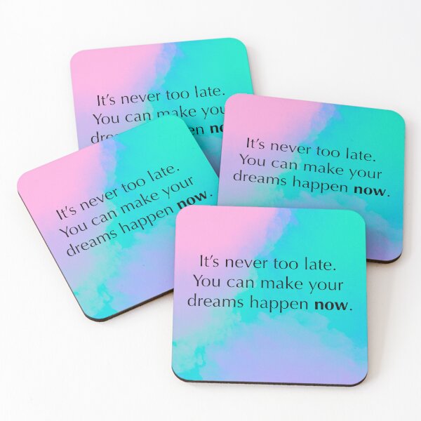 Item preview, It's never too late. designed and sold by diamondqueenmindset.