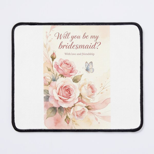 Item preview, Will you be my bridesmaid front idea designed and sold by carlsmart1.