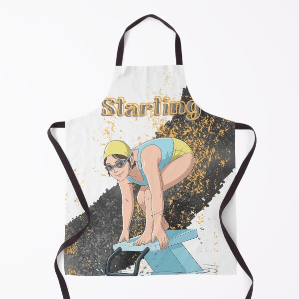 Item preview, Swimmer Ready at Starting Block designed and sold by Cukupsehatlah.