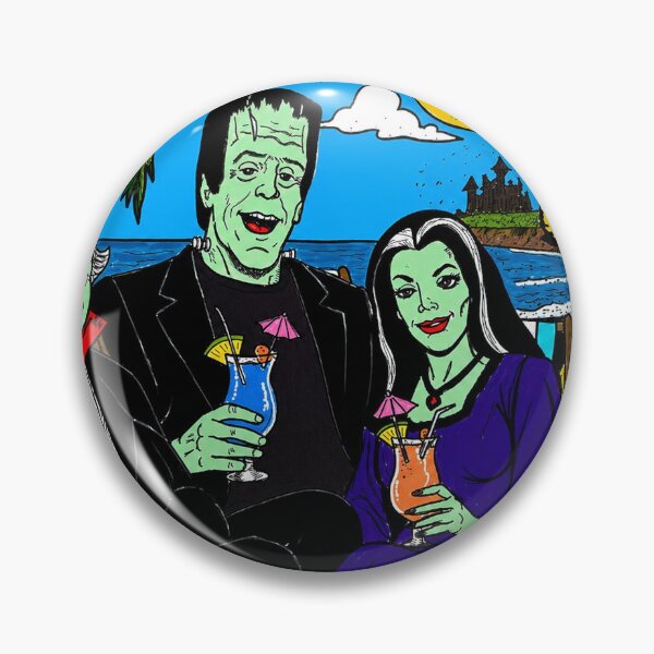 Item preview, The Munsters on the Beach designed and sold by PopFright Art Company .