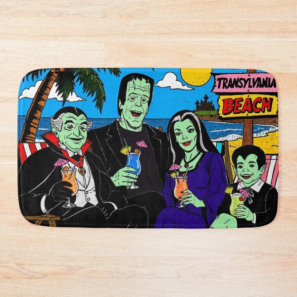 Item preview, The Munsters on the Beach designed and sold by PopFright Art Company .