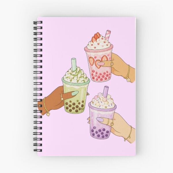 Item preview, Hands Holding Boba Bubble Tea Cute Illustration designed and sold by DjFreeq.