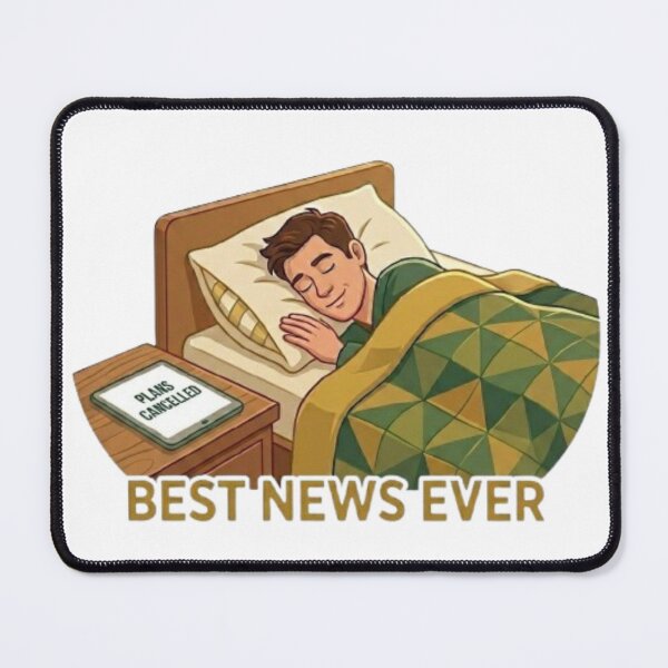 Item preview, Plans Cancelled Best News Ever Funny Introvert designed and sold by Northern Glow Art.