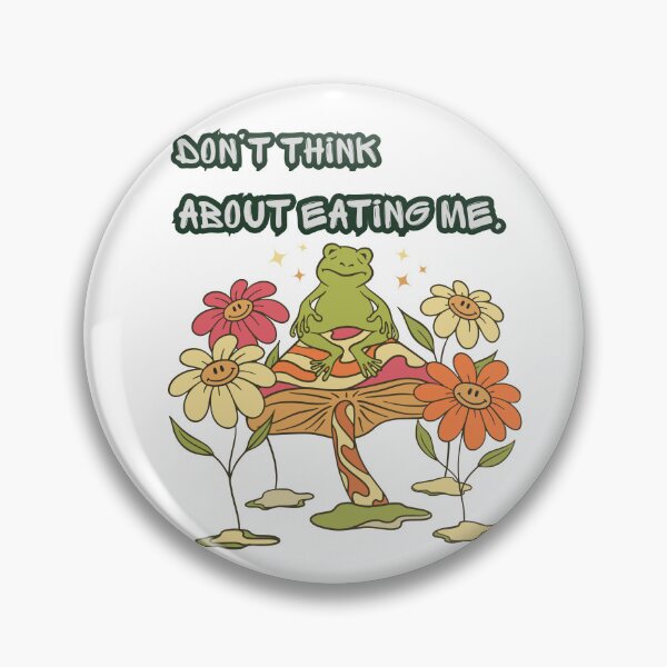 Item preview, The Cute Wood Frog | Don't Think About Eating Me designed and sold by Thegoldenline.