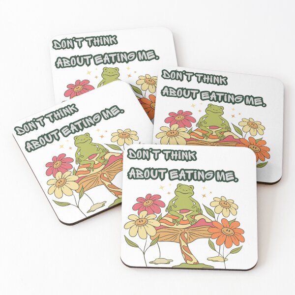Item preview, The Cute Wood Frog | Don't Think About Eating Me designed and sold by Thegoldenline.