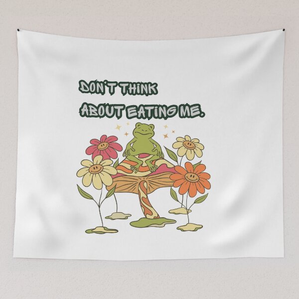 Item preview, The Cute Wood Frog | Don't Think About Eating Me designed and sold by Thegoldenline.