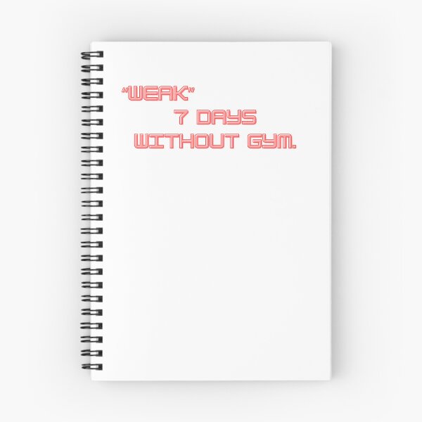 Item preview, WEEK - 7 DAYS WITHOUT GYM designed and sold by Scribe2Vibe.