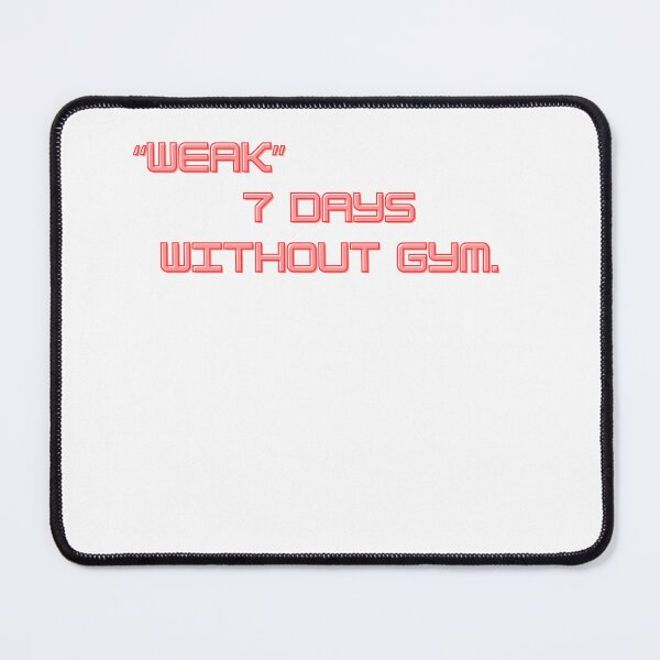 Item preview, WEEK - 7 DAYS WITHOUT GYM designed and sold by Scribe2Vibe.
