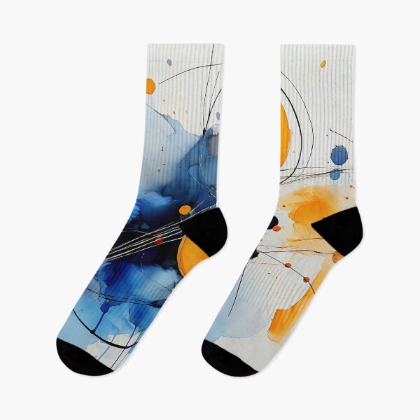 Item preview, Blue, Aqua And Golden-Yellow Galaxy Orbit Abstract designed and sold by DEC02.