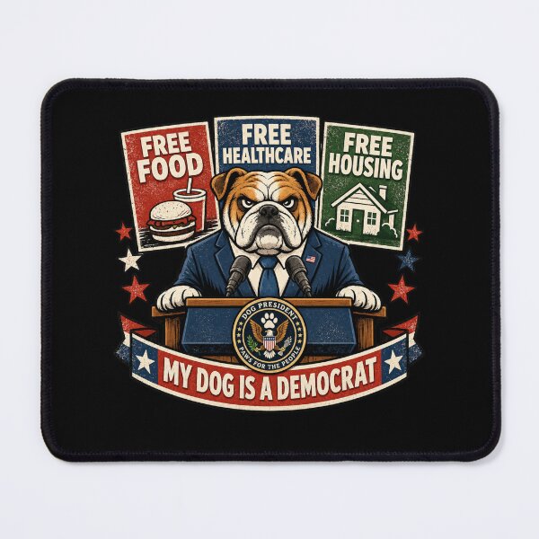 Item preview, My dog is a democrat designed and sold by HiPatti.