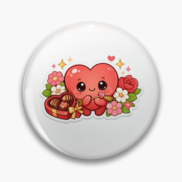 Item preview, Kawaii Valentine's Day Heart Cute Love Planner Sticker designed and sold by yanejoy.