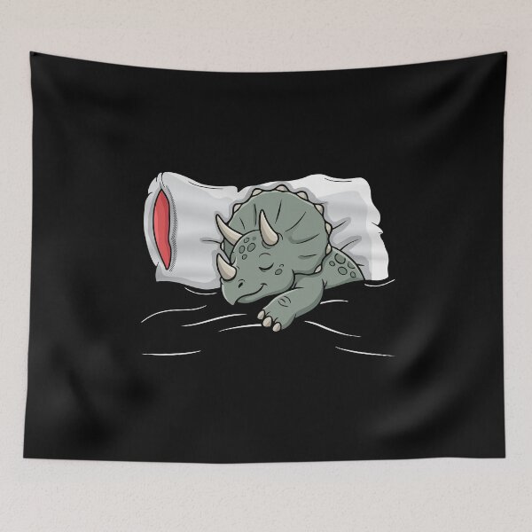 Item preview, Cute Sleeping Triceratops Dinosaur Lover Kids Triceratops designed and sold by DSWShirts.