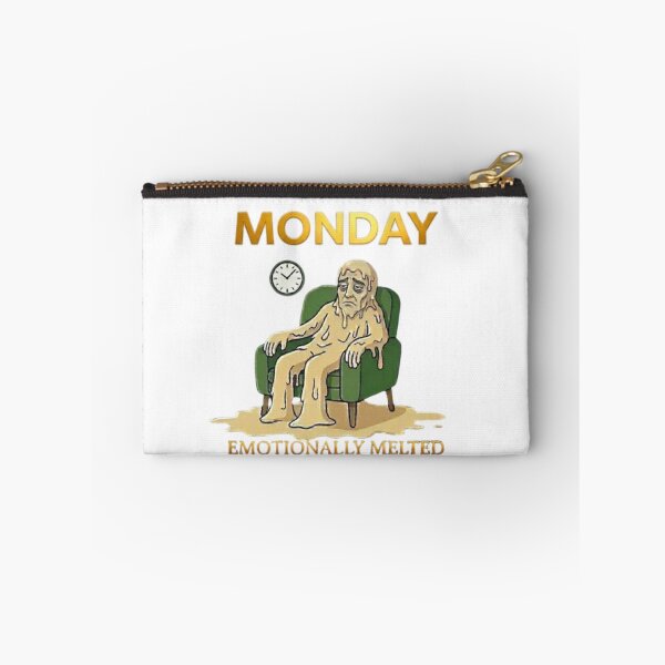 Item preview, Monday Emotionally Melted Tired Person Illustration designed and sold by Northern Glow Art.