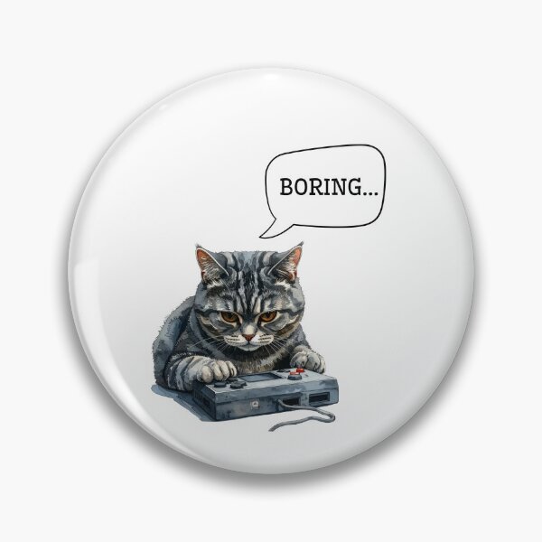 Item preview, Boring mode: ON – Black Cat Dark Humor Design designed and sold by EVESTUDIOART.