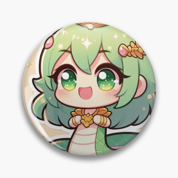 Item preview, Kawaii Naga Sticker | Cute Pastel Serpent Deity designed and sold by PastelPawsArt.