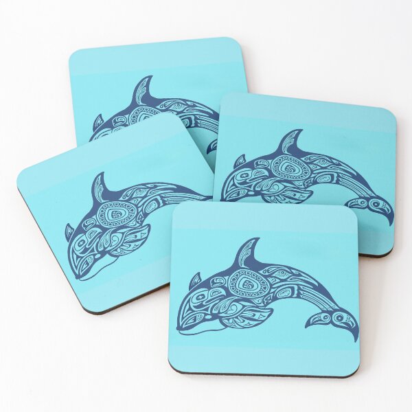 Item preview, Blue Tribal Orca designed and sold by R.M. Tembreull.