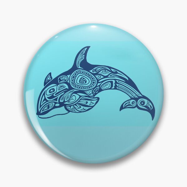 Item preview, Blue Tribal Orca designed and sold by R.M. Tembreull.