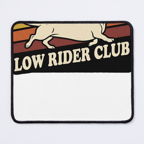 Item preview, Camiseta Low Rider Club Dachshund | Diseño retro vintage de perro salchicha para amantes de los Dachshunds designed and sold by jgoteiner.