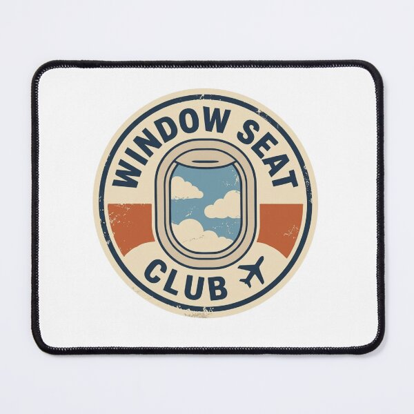 Item preview, Retro Window Seat Club Circle Edition- Laptop & Suitcase Stickers for Travelers designed and sold by asumintjapan1.