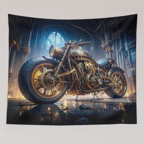 Item preview, Gothic Cathedral Steampunk Motorcycle designed and sold by dougkeder.