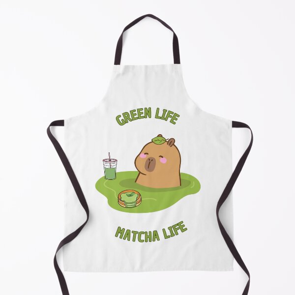 Item preview, Green Life Matcha Life - Cute Capybara Zen Green Tea designed and sold by WildAnimaLab.