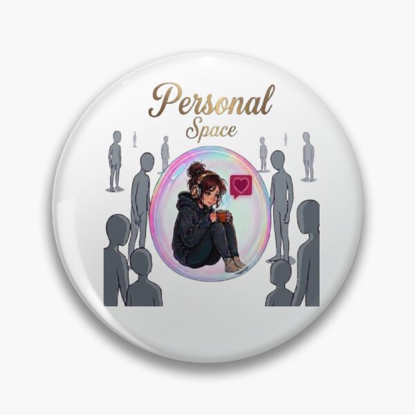 Item preview, Personal Space Introvert Girl in Bubble designed and sold by Northern Glow Art.