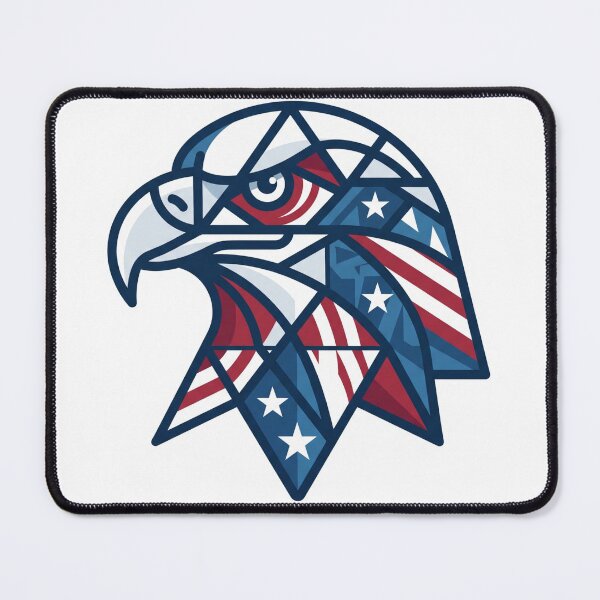 Item preview, Modern Minimalist Geometric Patriotic Eagle designed and sold by pohapoha181.