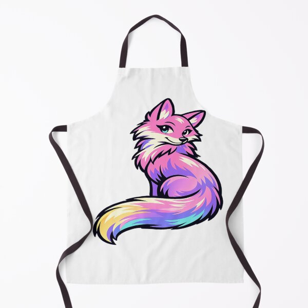 Item preview, Cute Pastel Rainbow Fox Kawaii Anime Aesthetic designed and sold by Mita986.