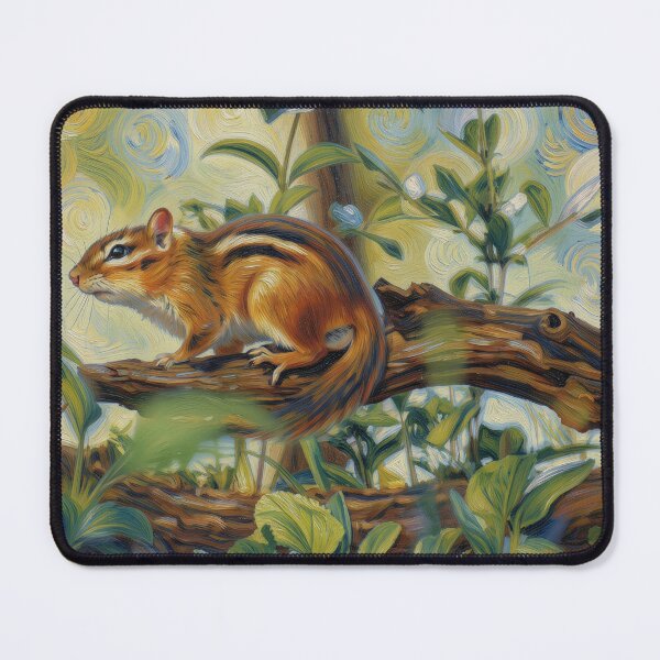 Item preview, Chipmunk in the Woods designed and sold by tomorrowsart.