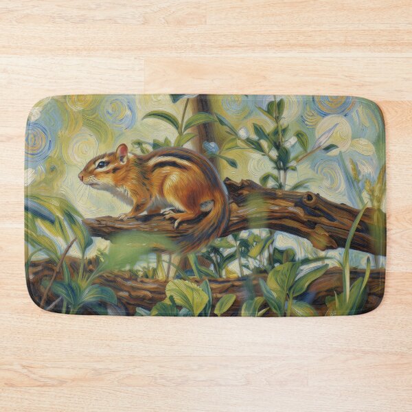 Item preview, Chipmunk in the Woods designed and sold by tomorrowsart.