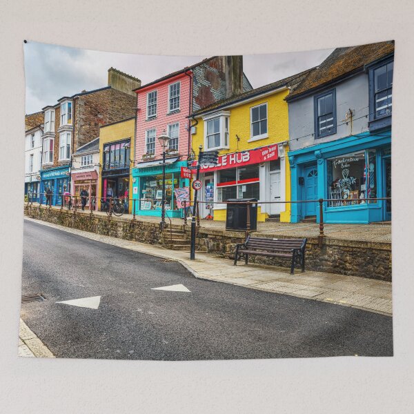 Item preview, Colourful Shopfronts on Penzance High Street, Cornwall, England designed and sold by Paul Thompson Photography.