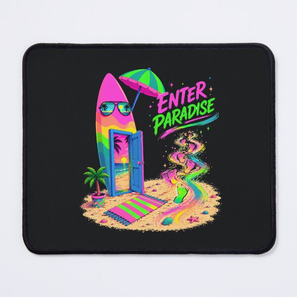 Item preview, Enter Paradise | Surreal Surfboard Portal T-Shirt designed and sold by Aimetoi.