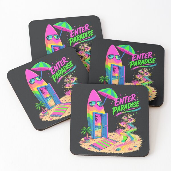 Item preview, Enter Paradise | Surreal Surfboard Portal T-Shirt designed and sold by Aimetoi.